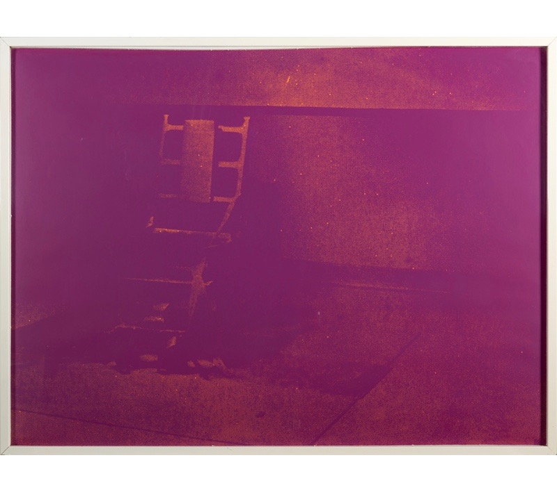 Andy Warhol, Electric Chair #76, Screenprint in colors, 1971