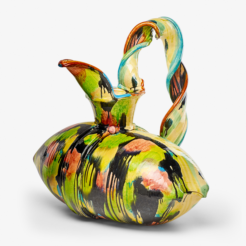 Betty Woodman, Exceptional large Pillow Pitcher; Sold for $56,250