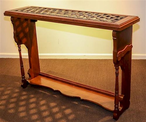An American Console Table Height 34 1 2 X Width 50 1 4 X Depth 14 1 4 Inches By Hindman 1193957 Bidsquare,Diy Front Door Wreath Ideas