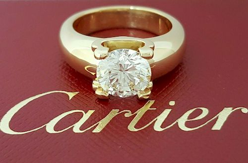 cartier diamond ring auction