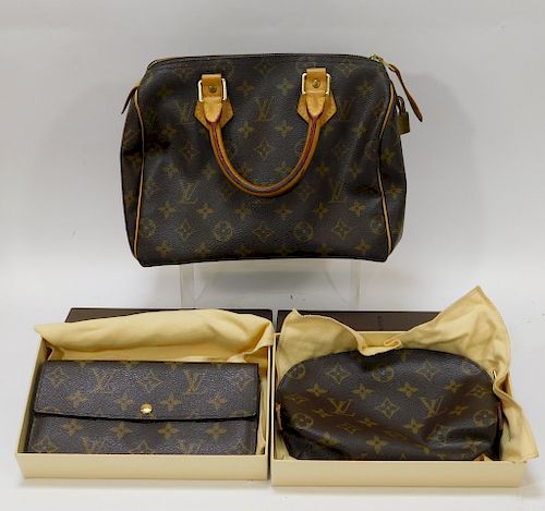 Authentic Louis Vuitton Bag Purse Wallet Set by Bruneau & Co. Auctioneers - 1556070 | Bidsquare
