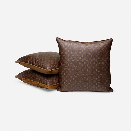 Louis Vuitton, pillows, set of three sold at auction on 4th March