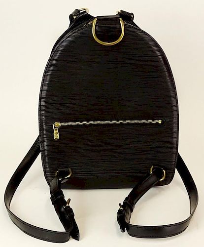 Lady&#39;s Vintage Louis Vuitton Black Epi Leather Mabillon Backpack Bag by Kodner Galleries ...