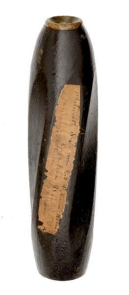 Confederate Whitworth Artillery Shell with Period Capture Label by ...
