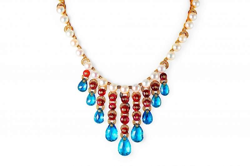bulgari aquamarine necklace