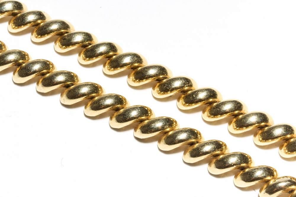 Italian 14K Gold Chain Necklace by Showplace Antique + Design Center