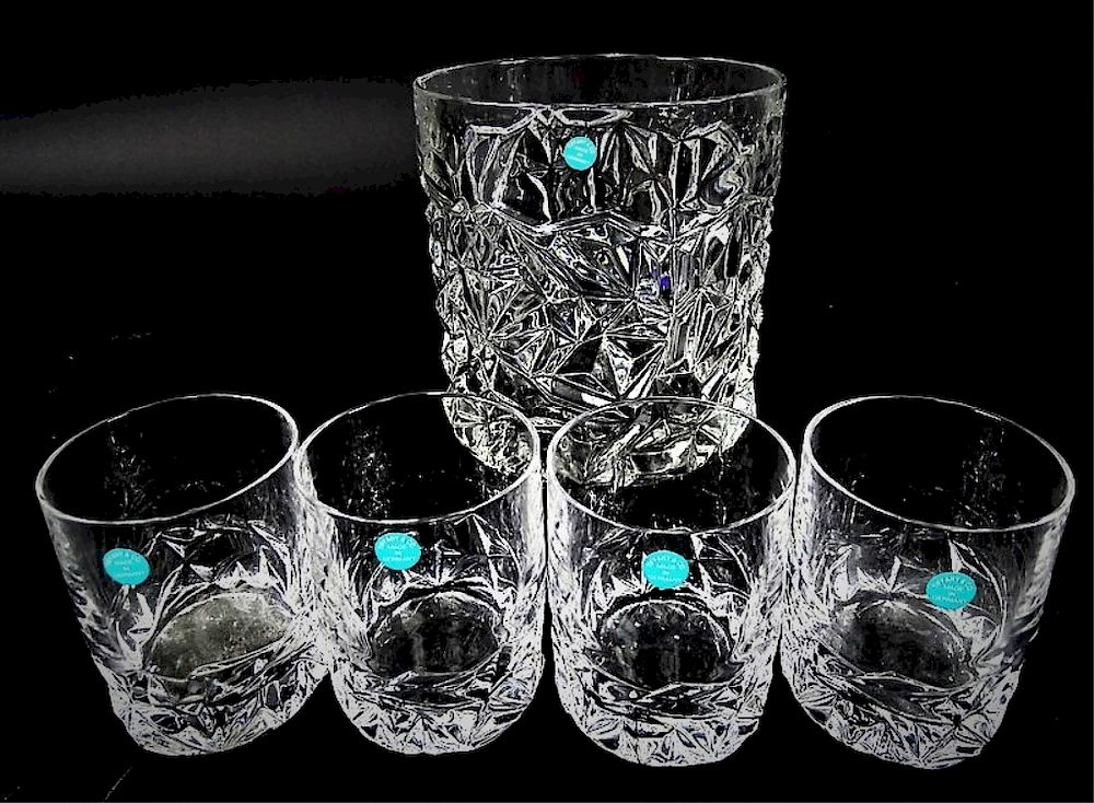 tiffany crystal glasses