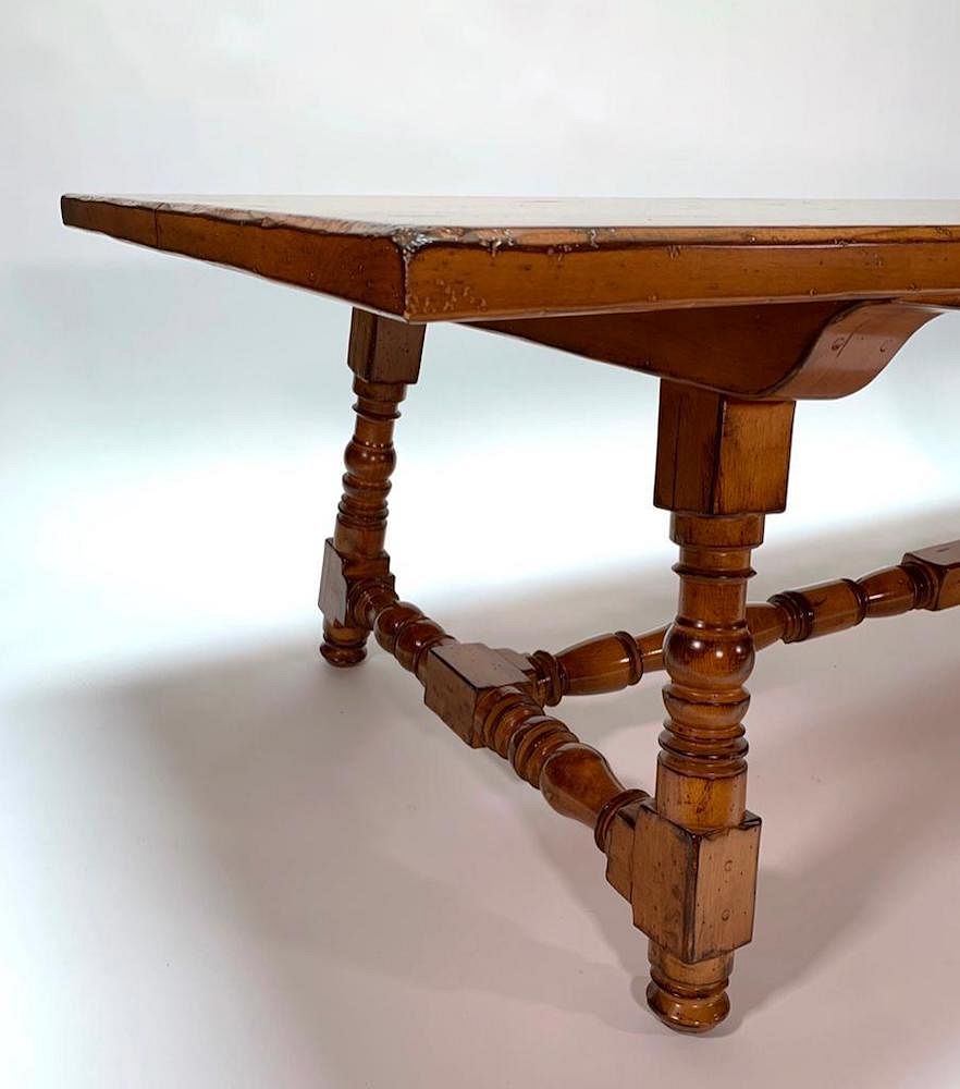 Rustic Pine Dining Table, Modern sold at auction on 25th April | Bidsquare