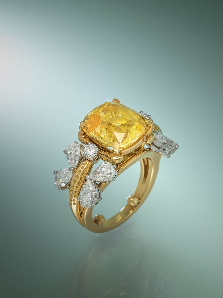 yellow sapphire engagement rings tiffany