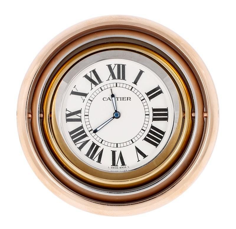Trinity de Cartier Travel Alarm Clock 